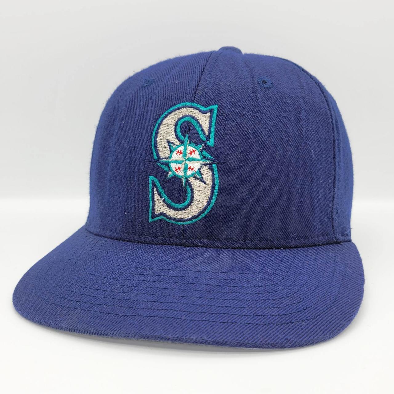 Vintage 1980s Seattle Mariners Trident Logo Trucker - Depop