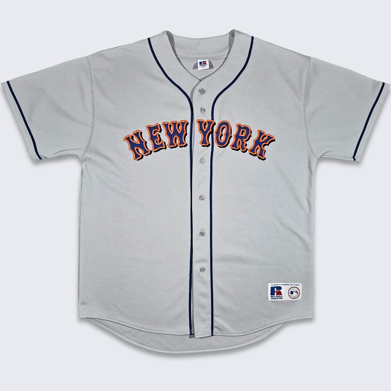 New York Mets Vintage 90s Russell Athletic Baseball - Depop