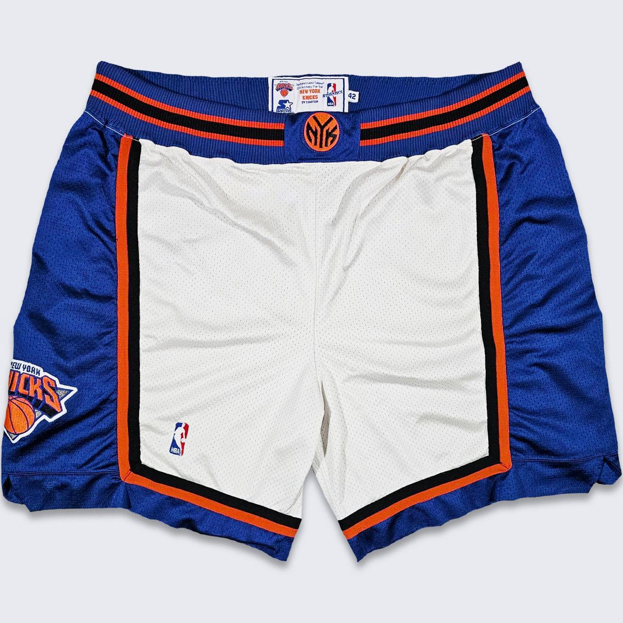 New York Knicks White JUST DON Shorts