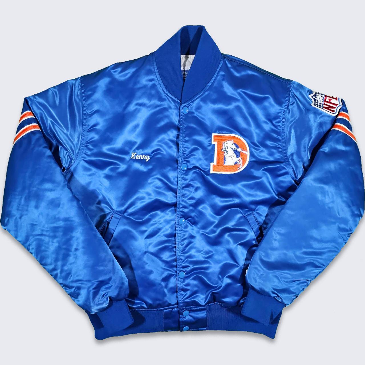 Denver Broncos Nfl Starter Jacket Orange And Blue By Starter