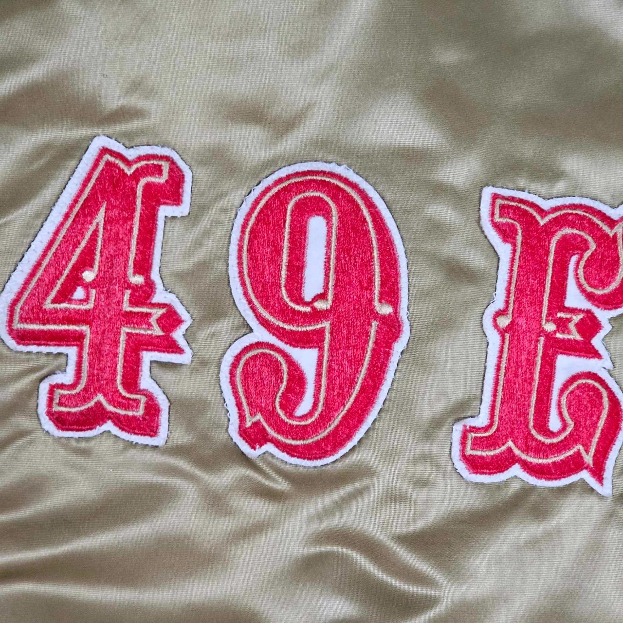 1980s San Francisco 49ers satin jacket Few marks - Depop