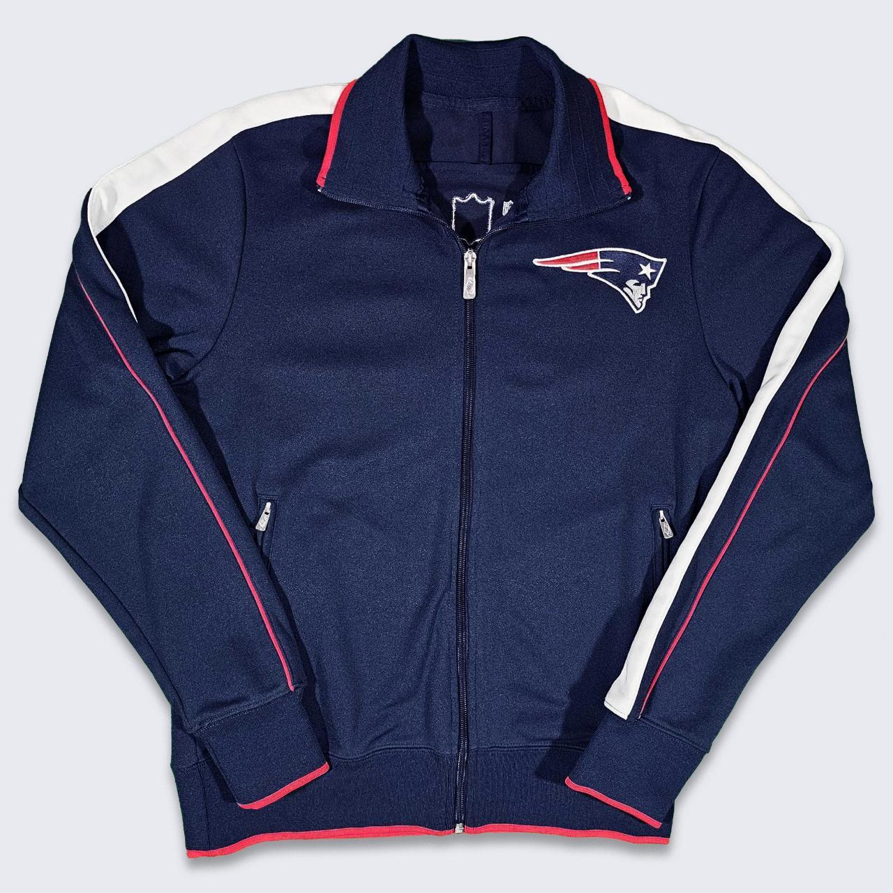 Varsity New England Patriots Blue and White Jacket