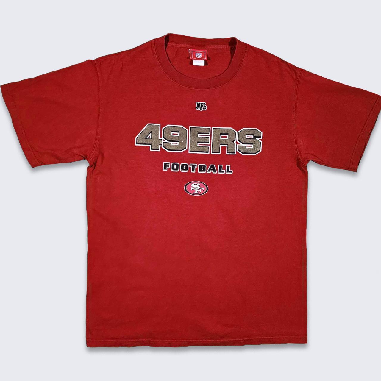 Vintage 00s Red NFL San Francisco 49ers Football T-Shirt - Medium