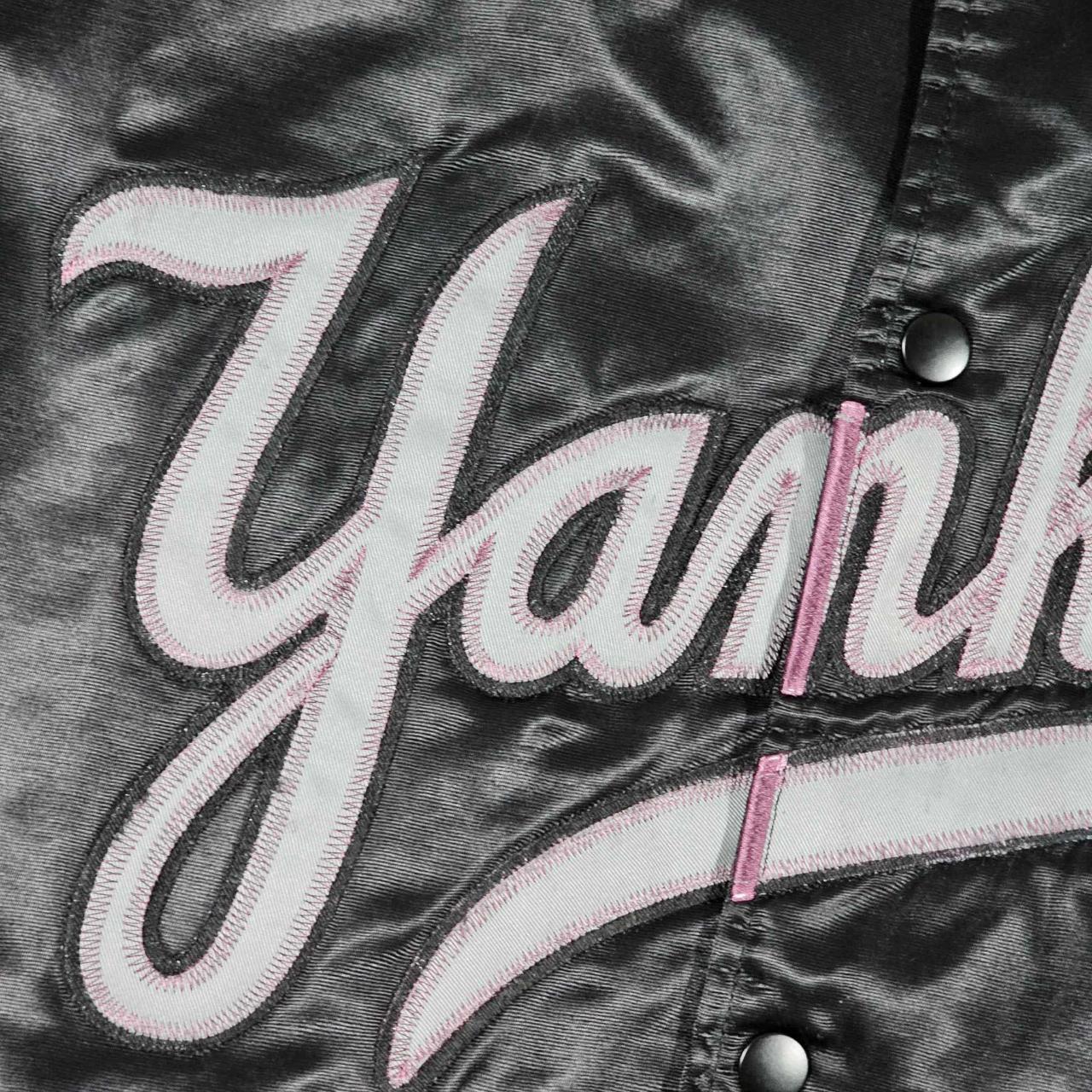 Vintage New York Yankees Majestic Satin Bomber - Depop