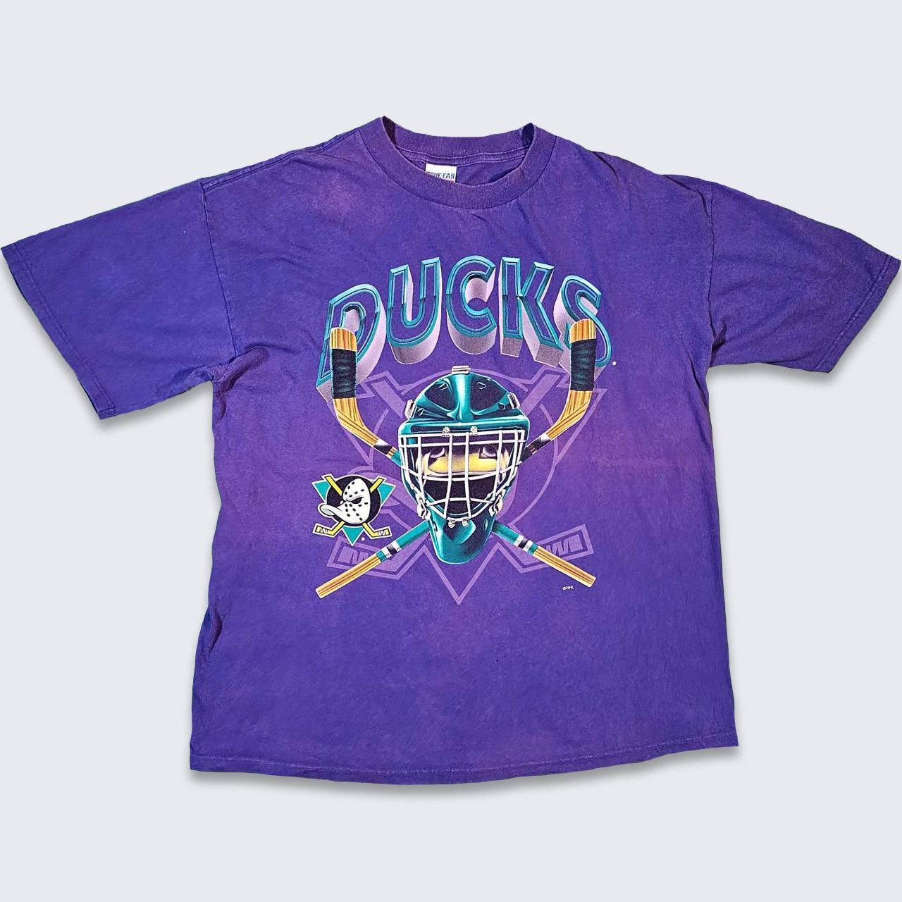 Vintage 90s Anaheim Mighty Ducks Shirt, Vintage Unisex Hoodie Long