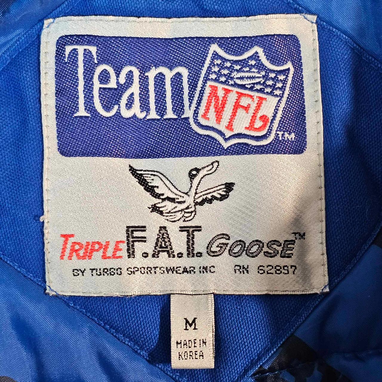 Pair of Buffalo Bills triple fat goose down coats for Sale in Burleson