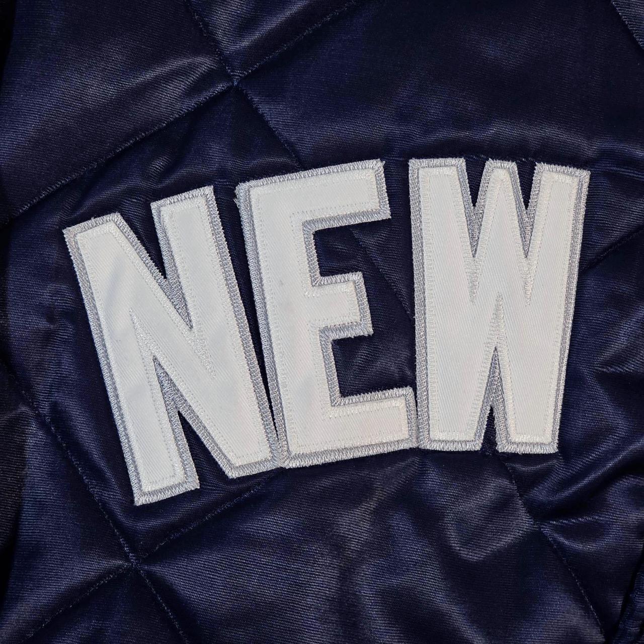 New York Yankees Vintage 90s Majestic Quilted Satin | Depop