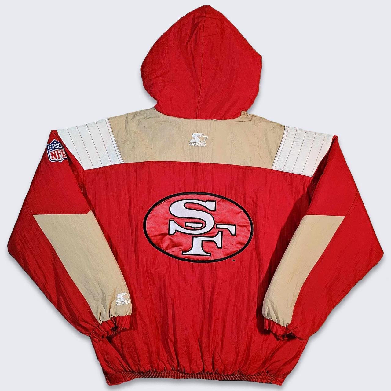 Vintage Starter Pro Line SF 49ers Sweatshirt Size - Depop