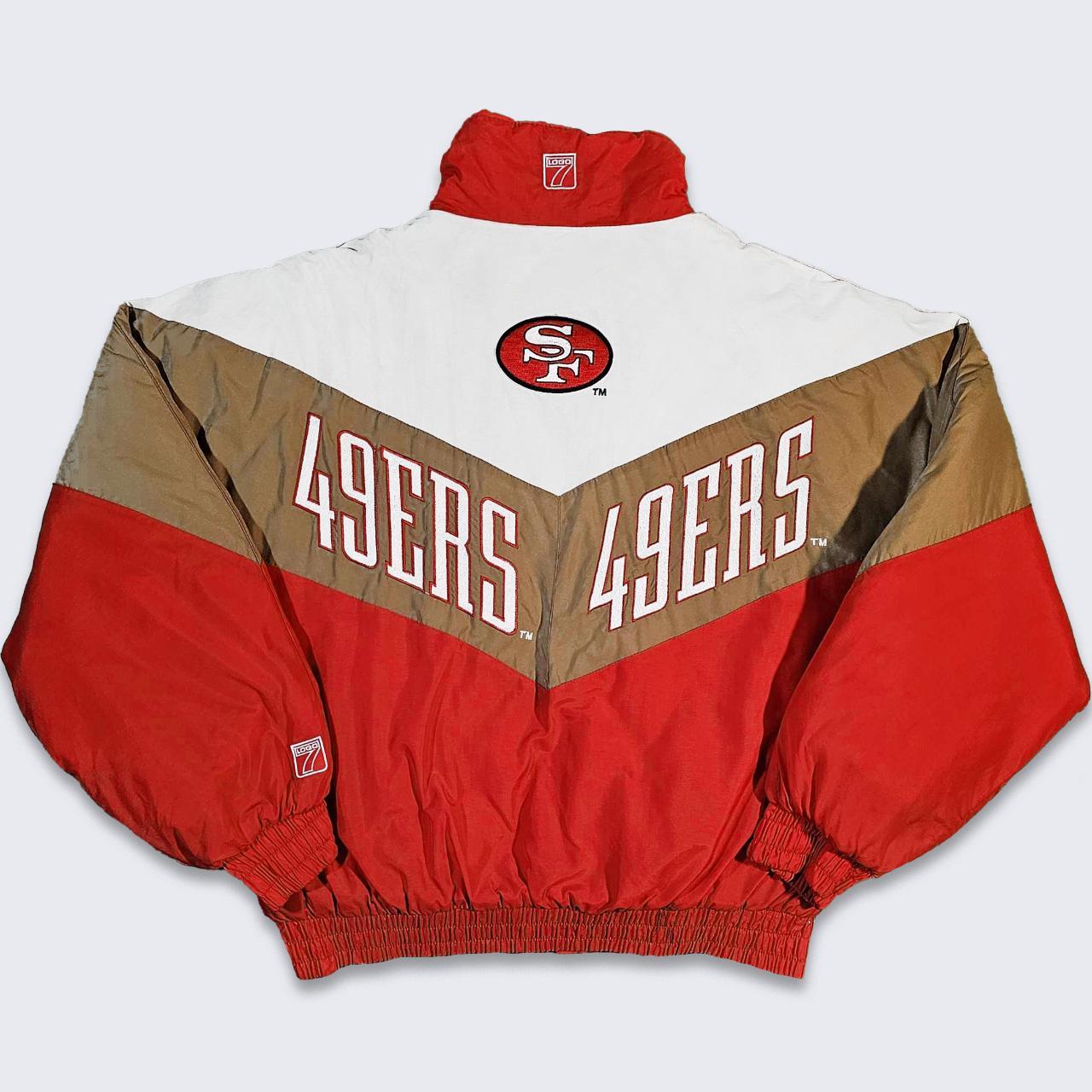 Vintage 49ers Jacket Logo 7 San Francisco 49ers - Depop