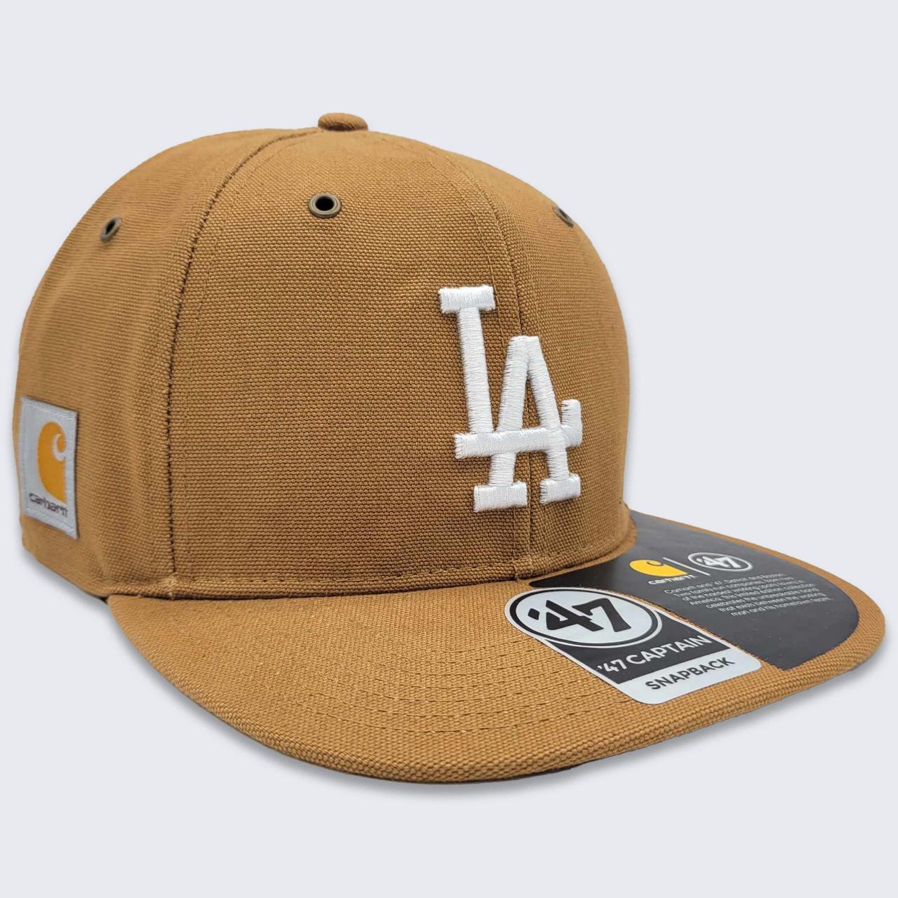 LA Dodgers Trucker Hat Color: Orange Condition: - Depop