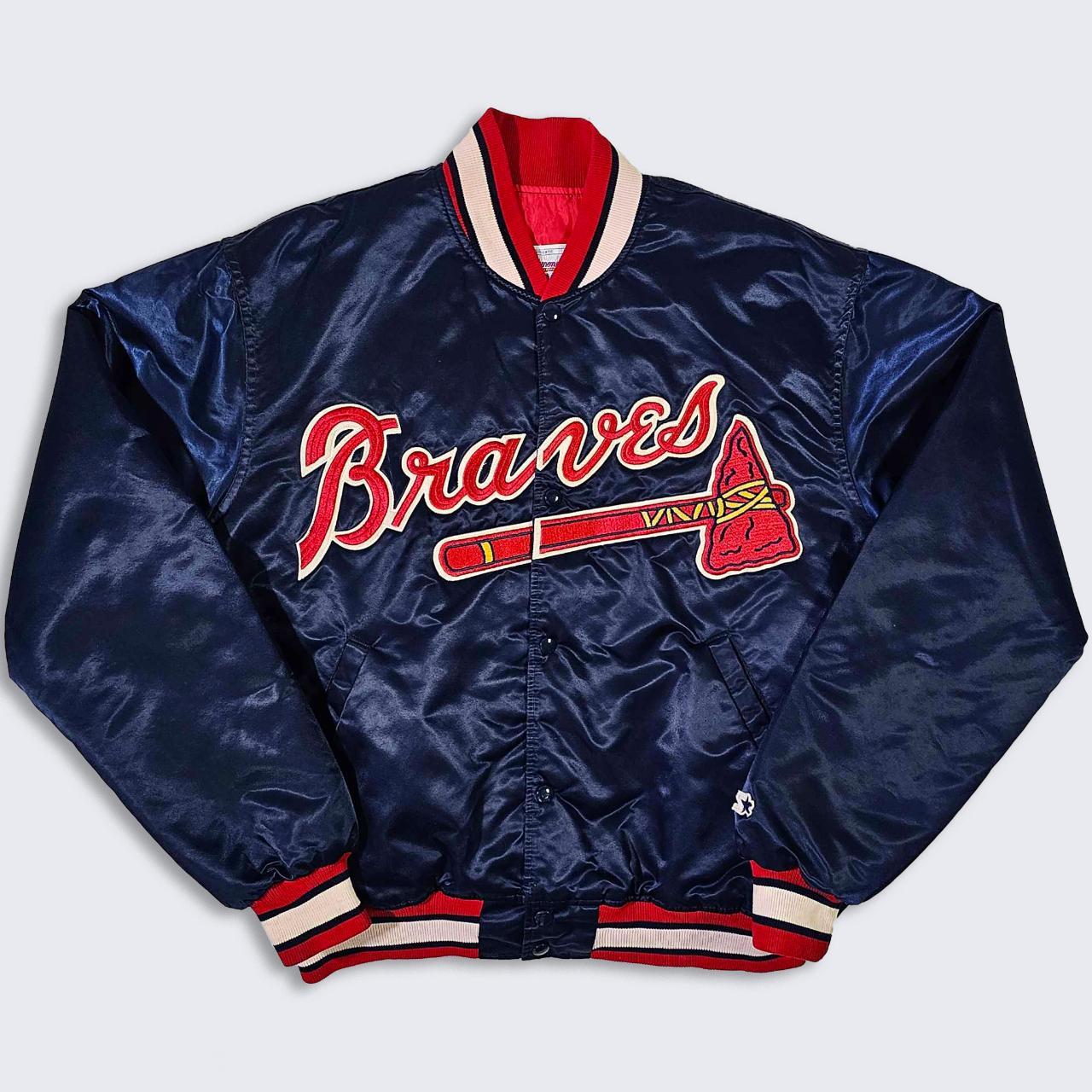 MLB Atlanta Braves Red and Blue Varsity Jacket - HJacket