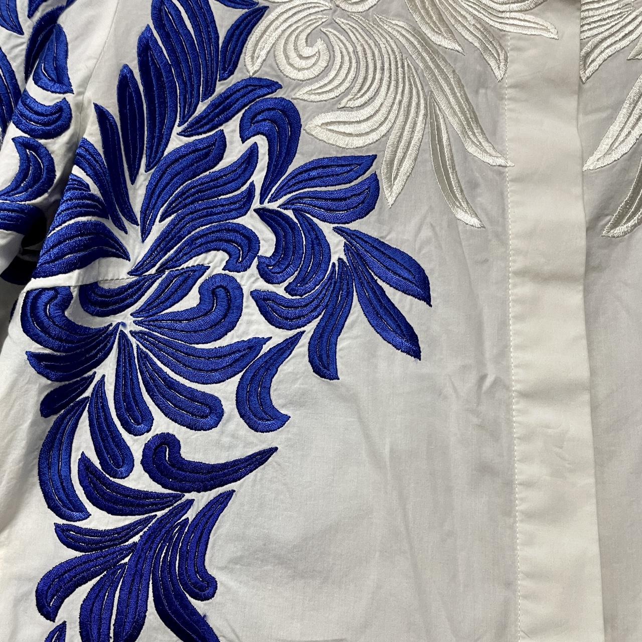 Stella McCartney Embroidered Button Down Shirt Era: | Depop