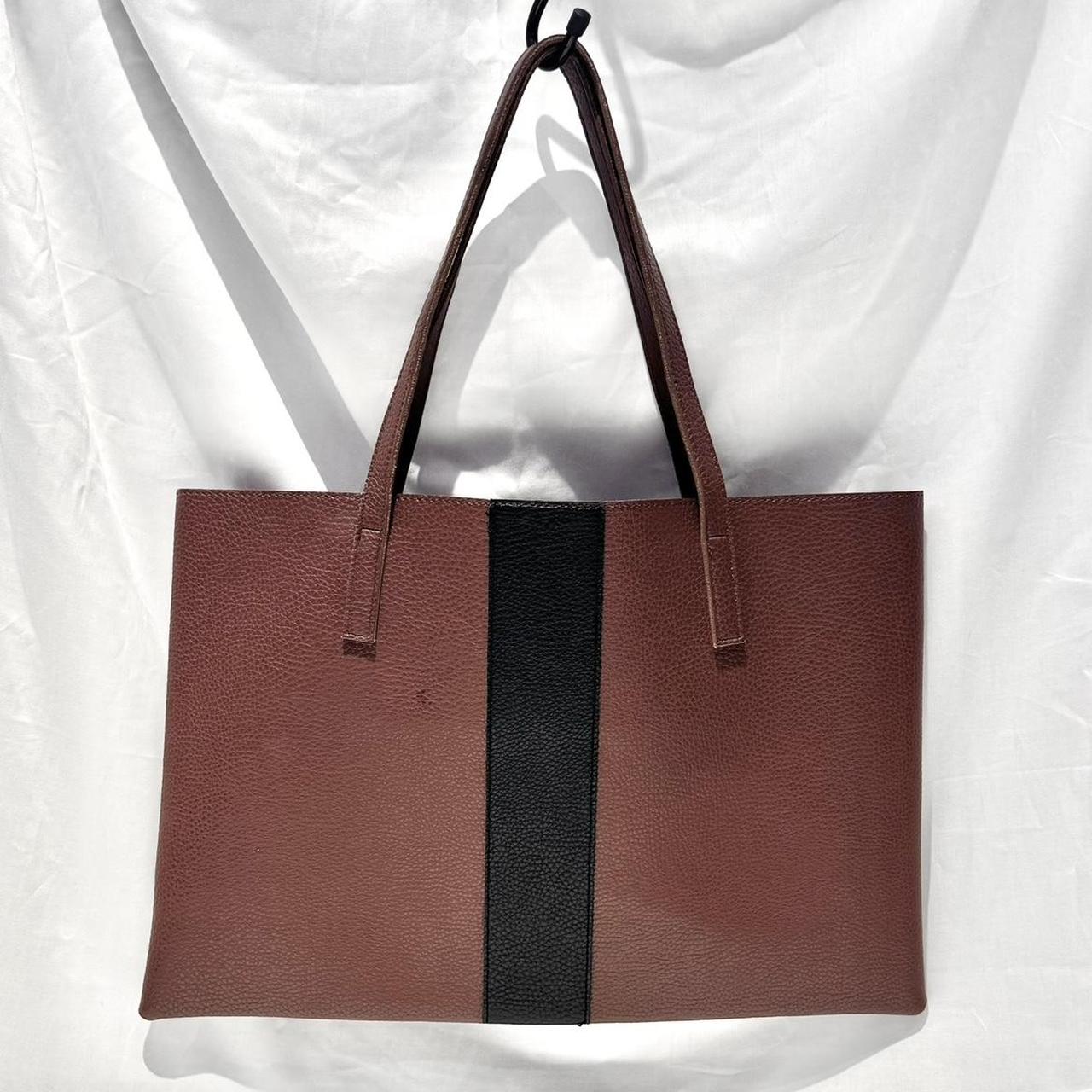 Luxury Vince Camuto “Luck Tote” Brown Vegan Depop