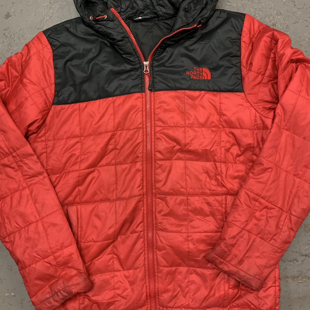 Vintage The North Face Coat Zip up hooded Puffer... Depop