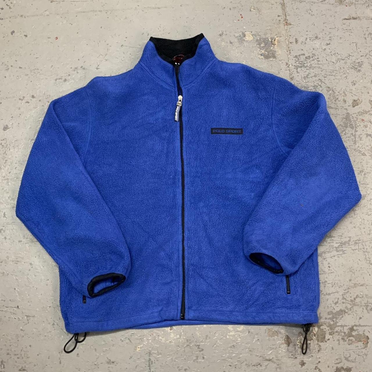 Vintage Polo Sport Fleece in Blue Zip up fleece... - Depop