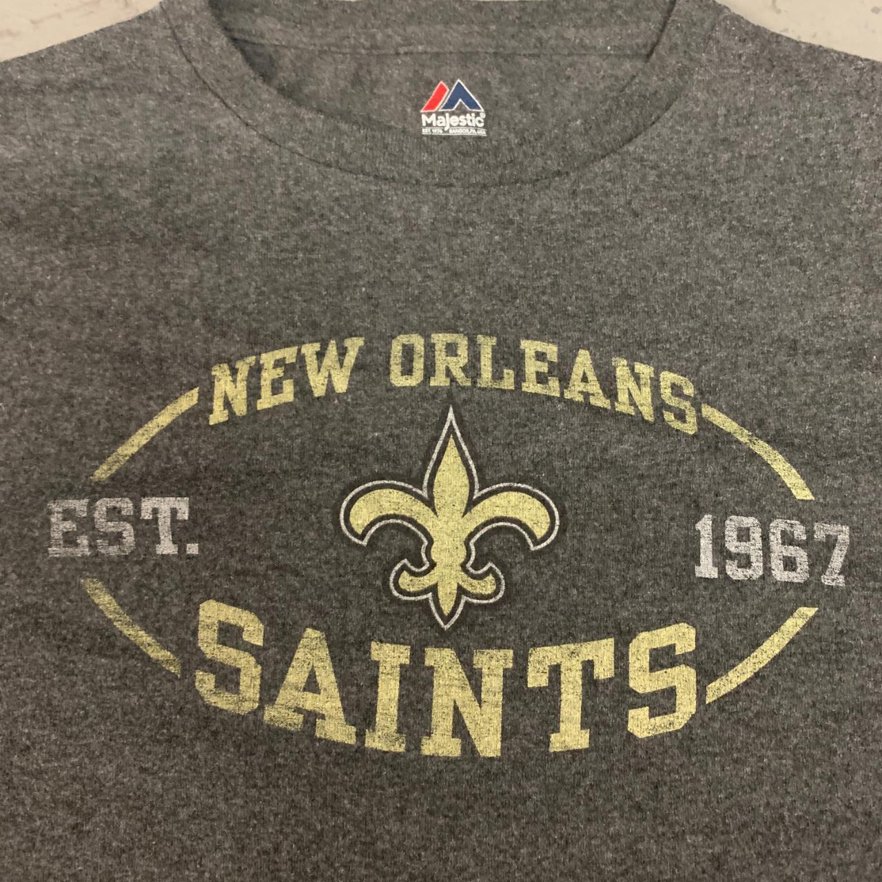 Majestic, Shirts, Majestic New Orleans Saints Tshirt