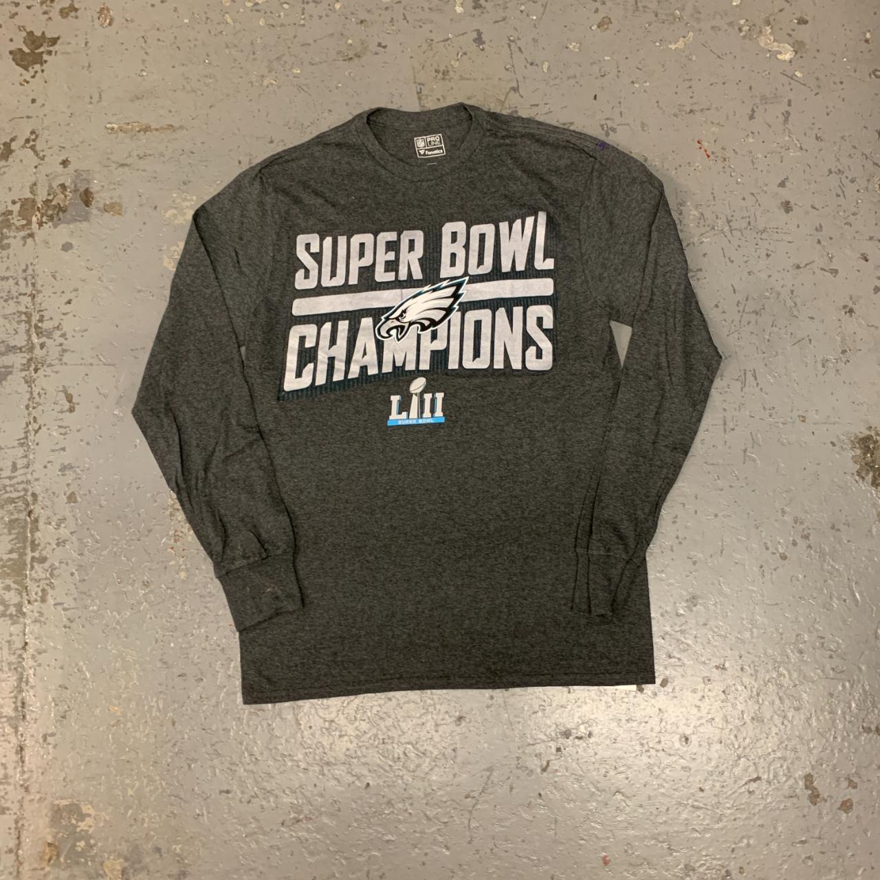 Philadelphia Eagles Hoodie Superbowl Champions LIII Small Gray