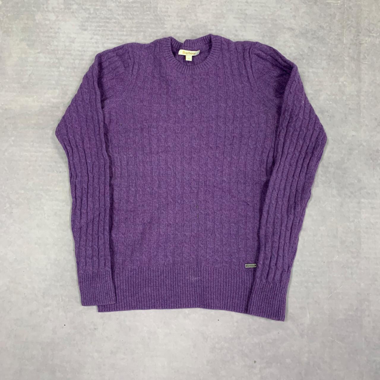 Barbour sweater womens purple online