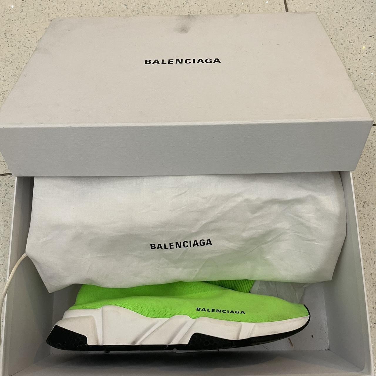 balenciaga runners mens green