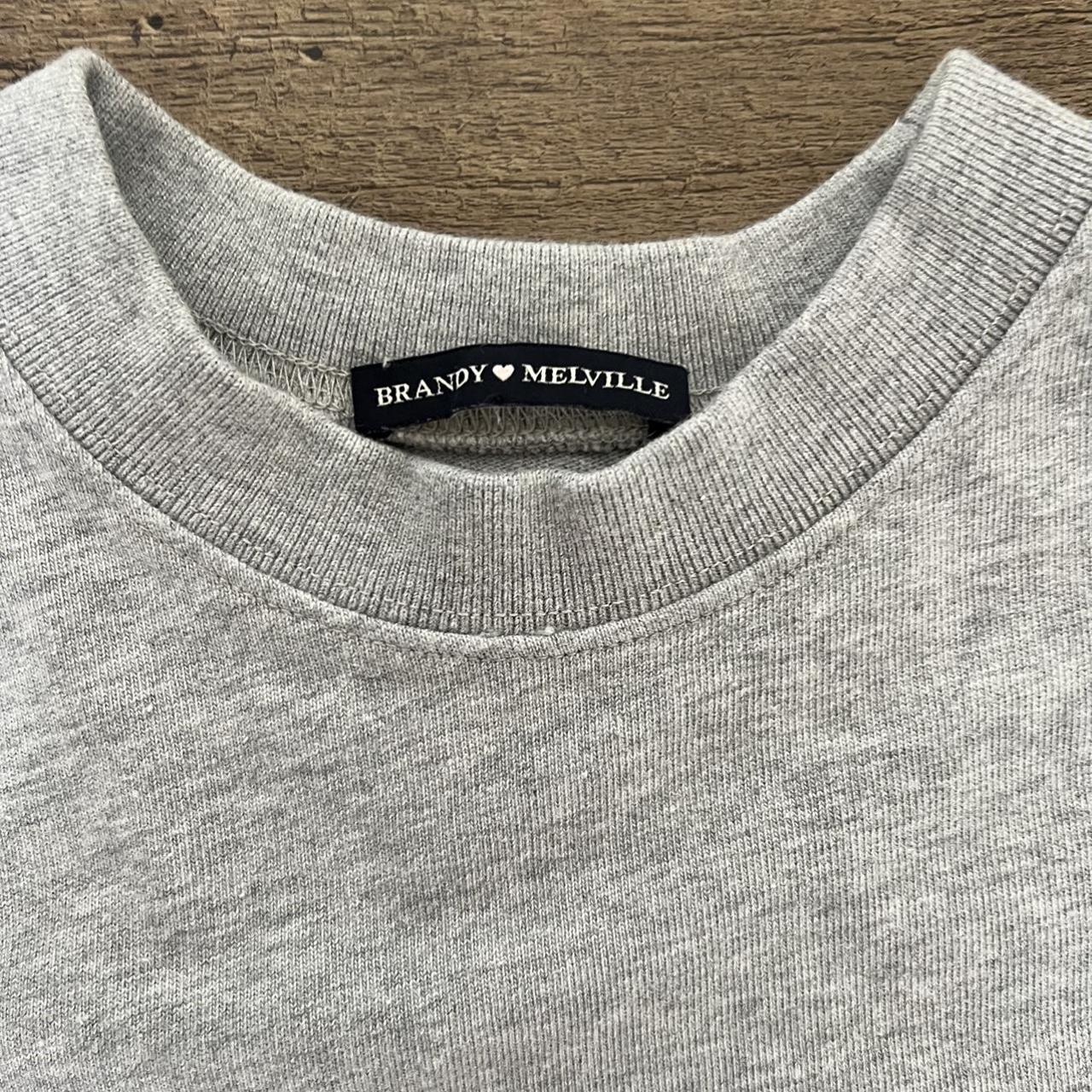 Brandy Melville Women's Grey T-shirt | Depop