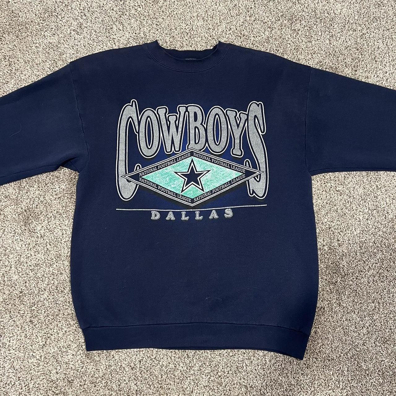 Vintage Dallas Cowboys Sweatshirt Mens XL NFL Football Sweater Crew Neck  80s 90s