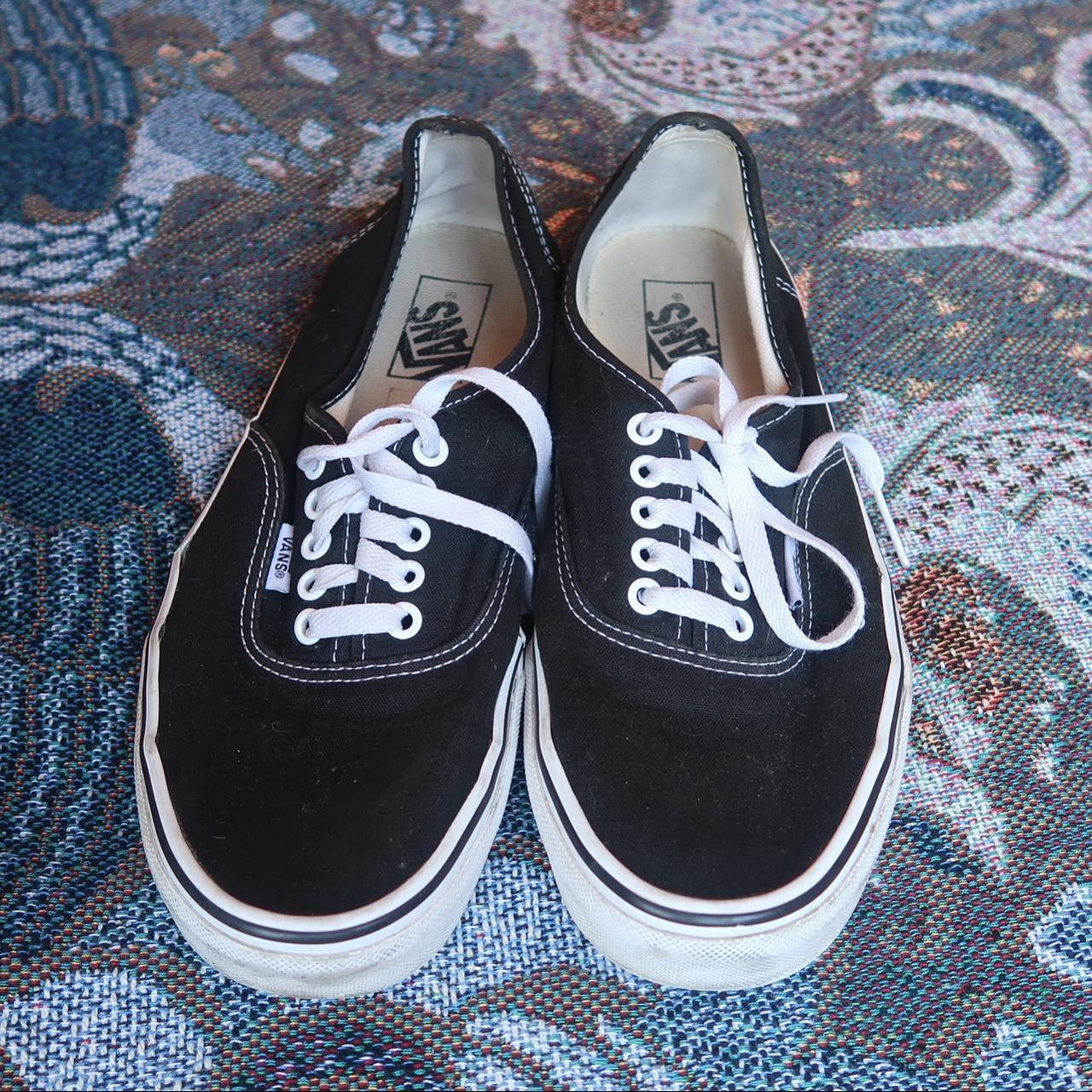 Black vans hot sale size 10.5