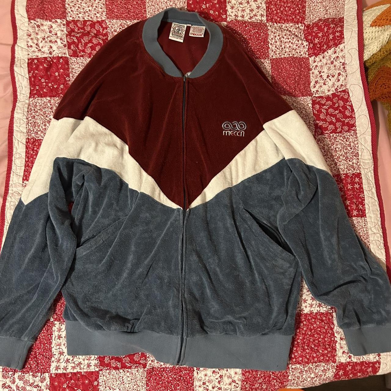 MECCA track jacket super cool it’s says xl but fits... - Depop