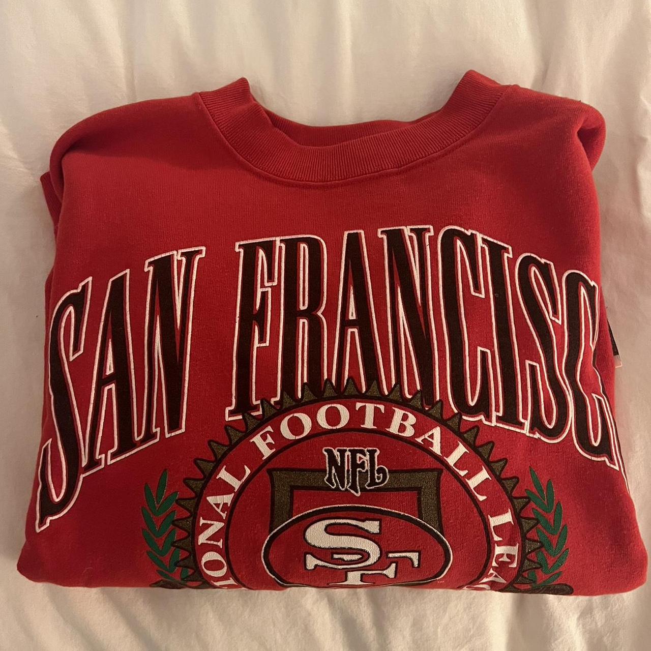 San Francisco 49ers Hoodie! Condition: Refer to - Depop