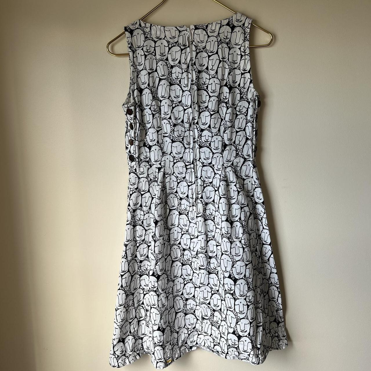 Lisa Says Gah Women's White and Black Dress (2)