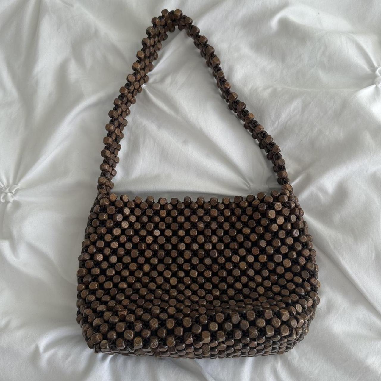 Vintage The Sak Wooden Beaded Bag Adorable wooden