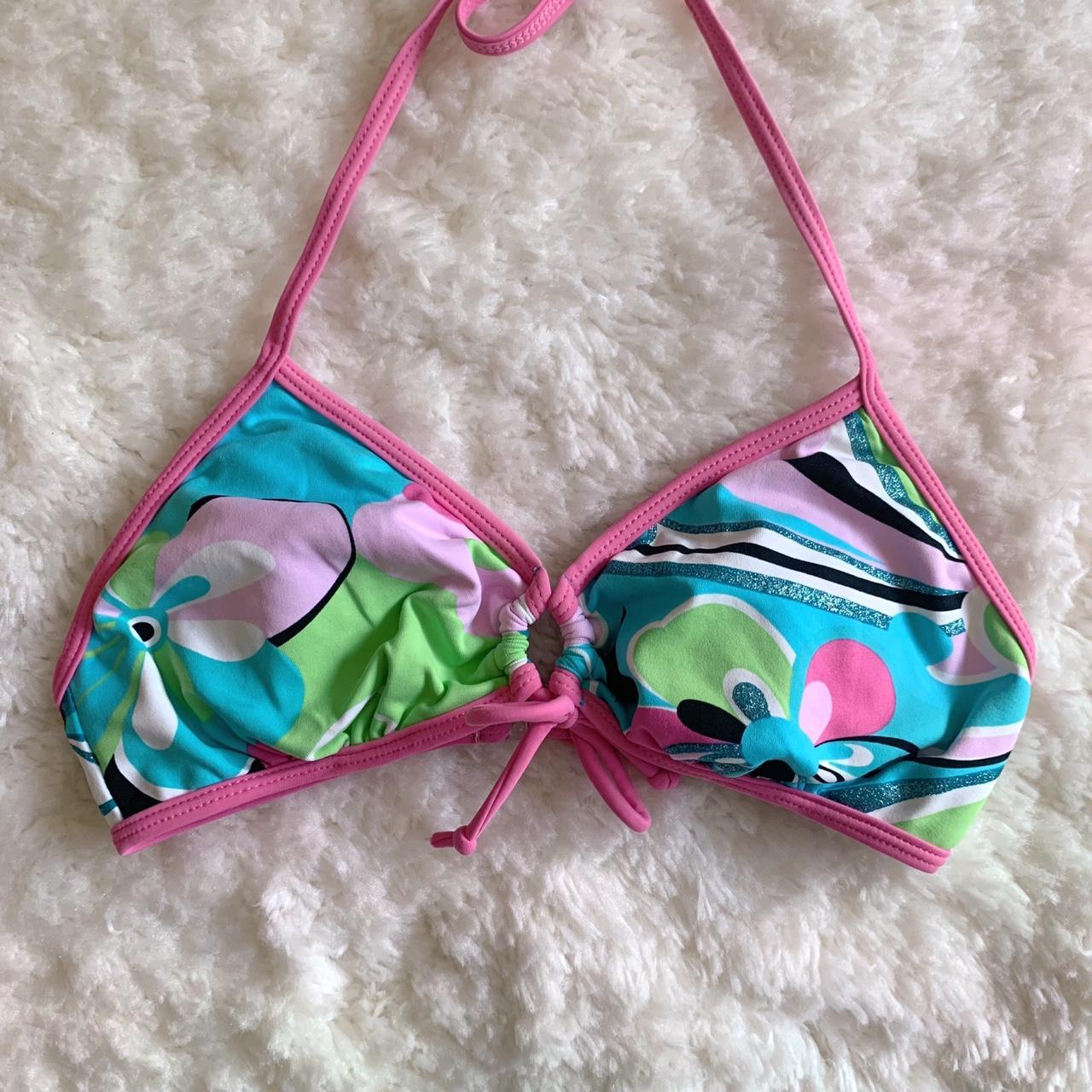 Y2K bikini keyhole top 🦋💞 ︎ Size marked L best Fits... - Depop