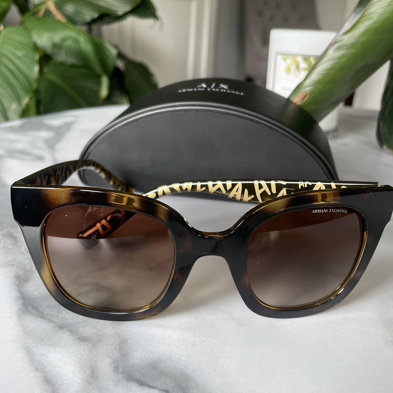 Armani Exchange Sunglasses. Tortoise frame. Never Depop