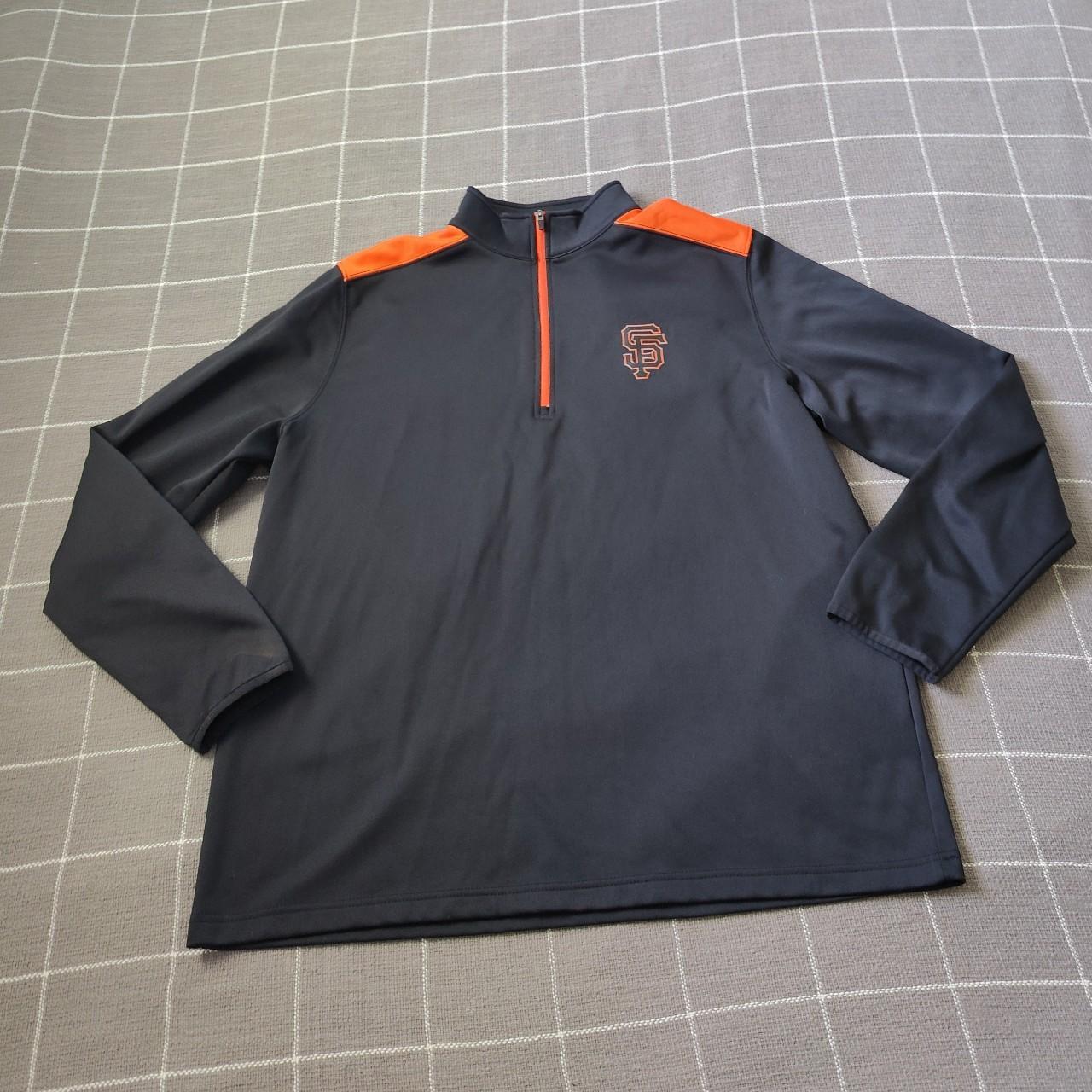 Men's San Francisco Giants 1/4 Zip Pullover Sweater