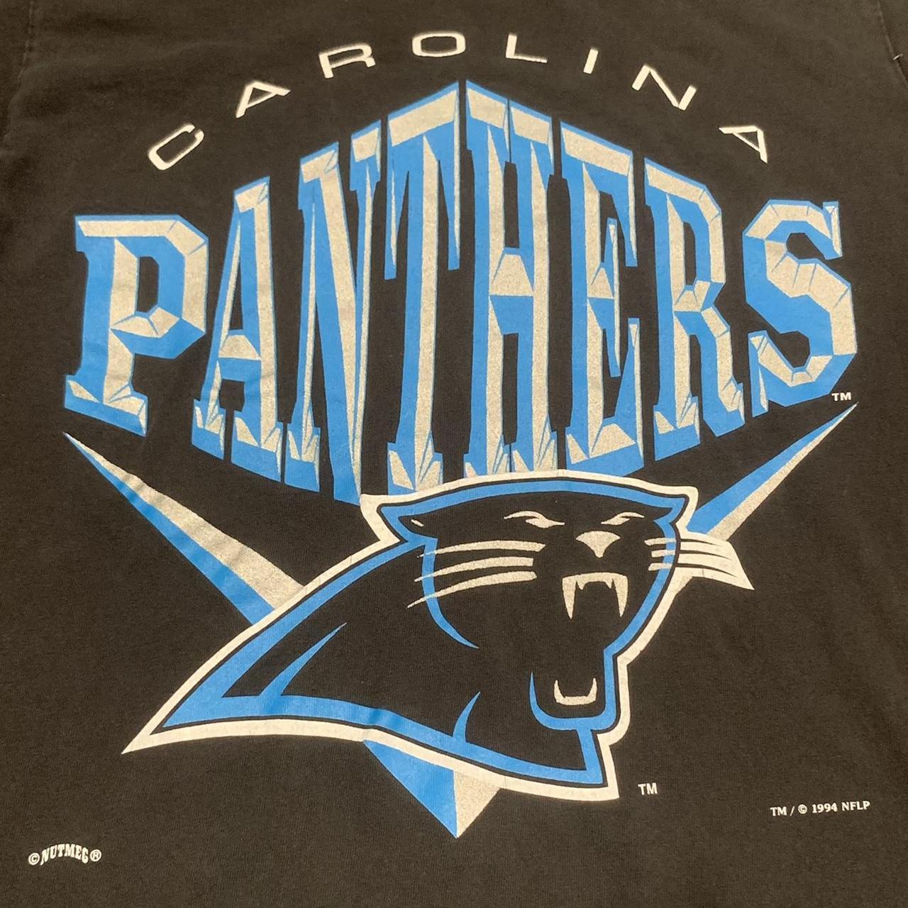 Vintage 1993 Carolina Panthers T-Shirt by Nutmeg - Depop