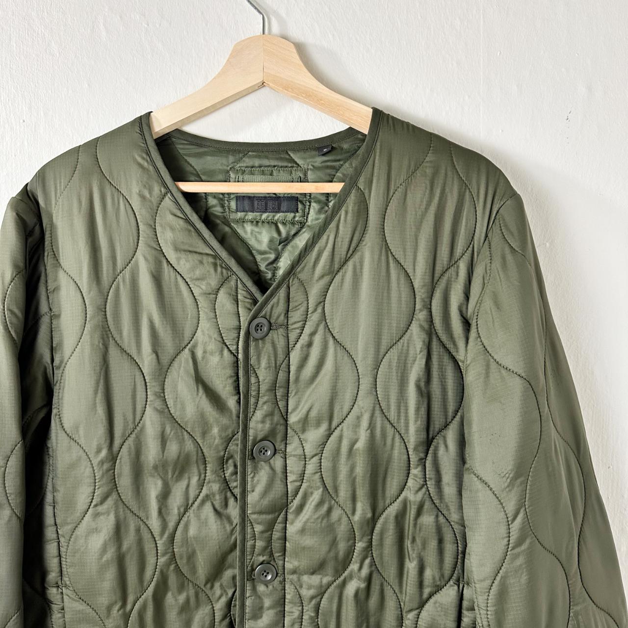 Uniqlo Army Liner Jacket SIZE MEDIUM (CHECK... Depop