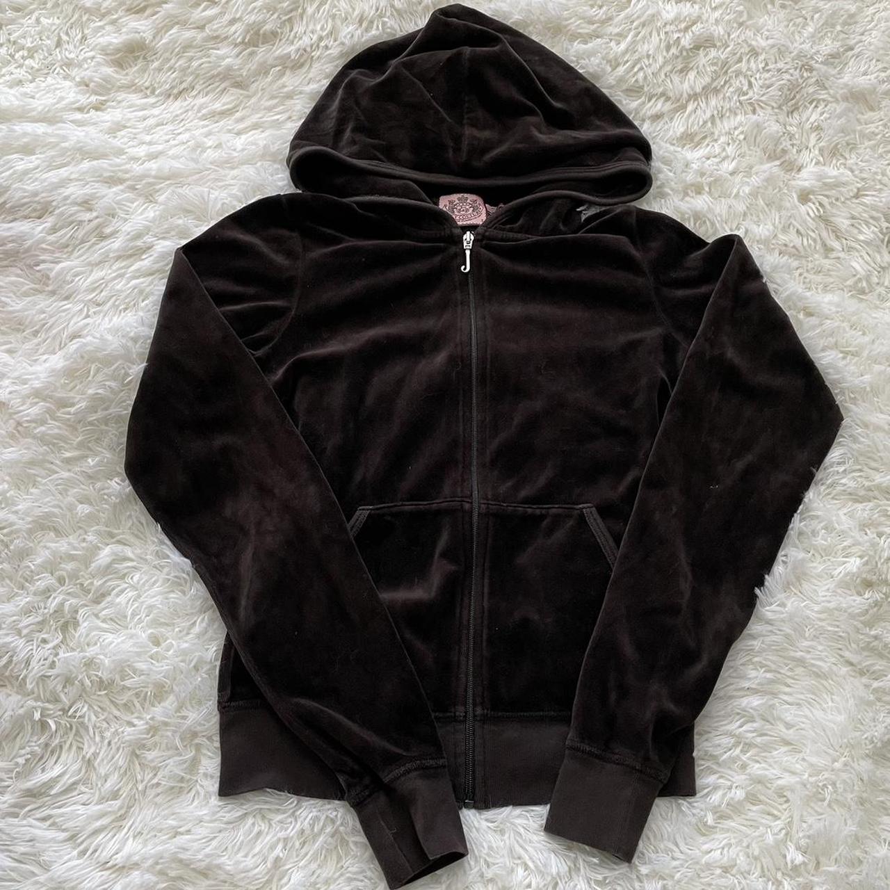 Juicy Couture Chocolate Brown Zip Up Super pretty... Depop