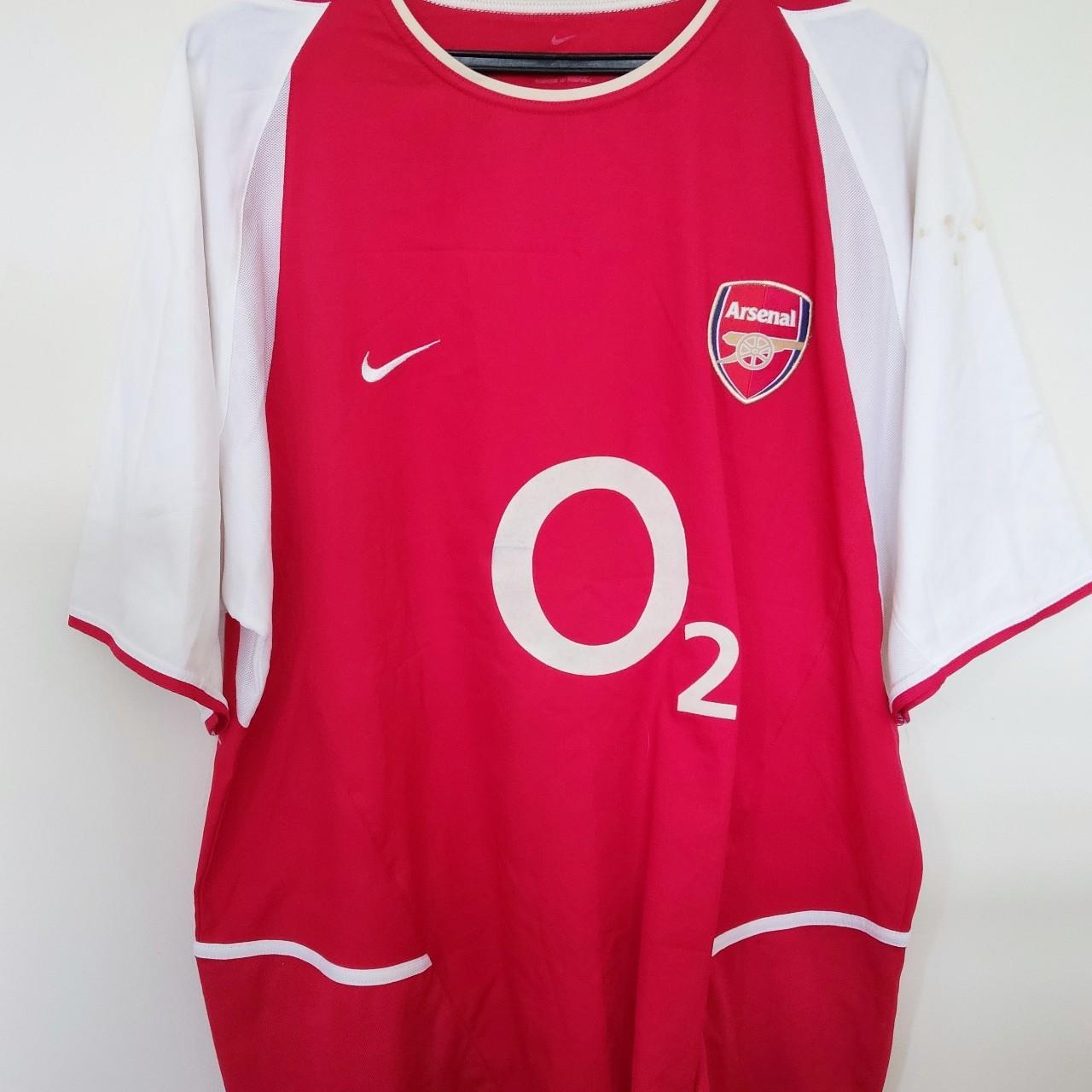 00/02 NIKE × Arsenal S/S Game Shirts 2001-02 Arsenal Nike Graphic Tee - 8/10 - (L)