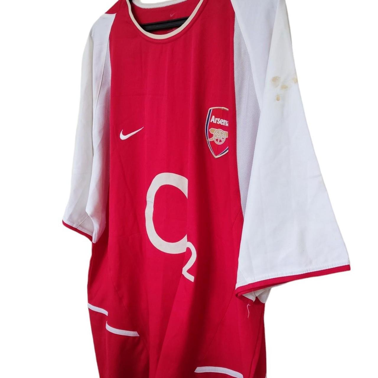 【NIKE】ゲームシャツ アーセナル 2002-2004 Vintage Nike Arsenal 02 Football Jersey Shirt Adult Large