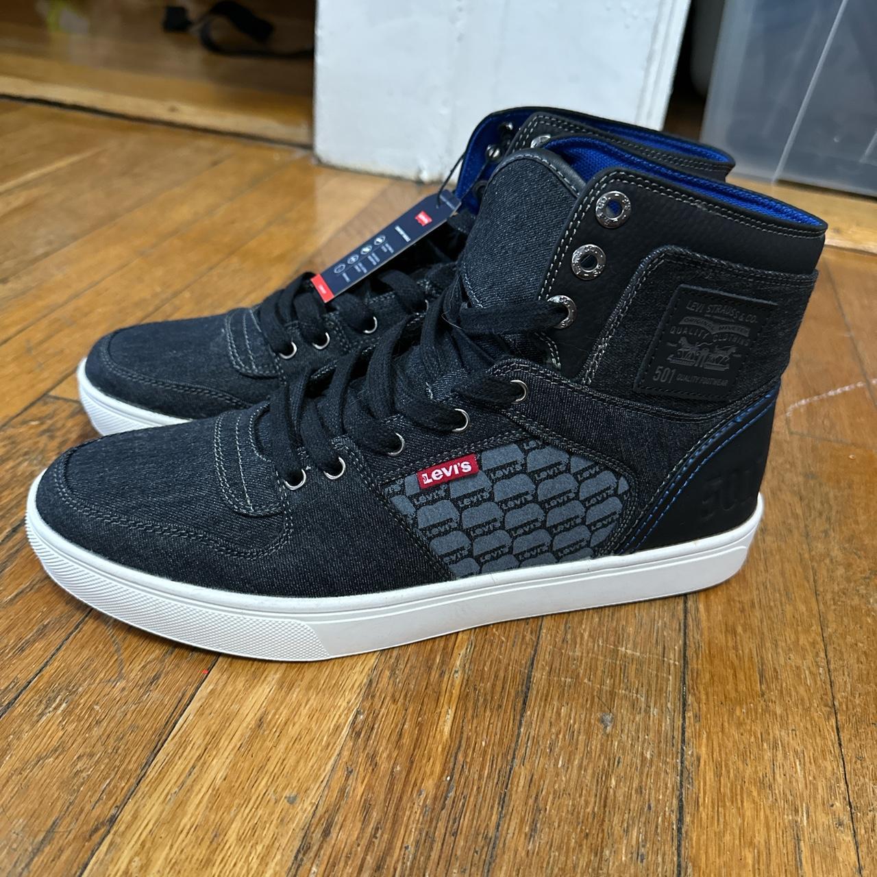 Custom vans Sk8-Hi (only sides have been customed). - Depop