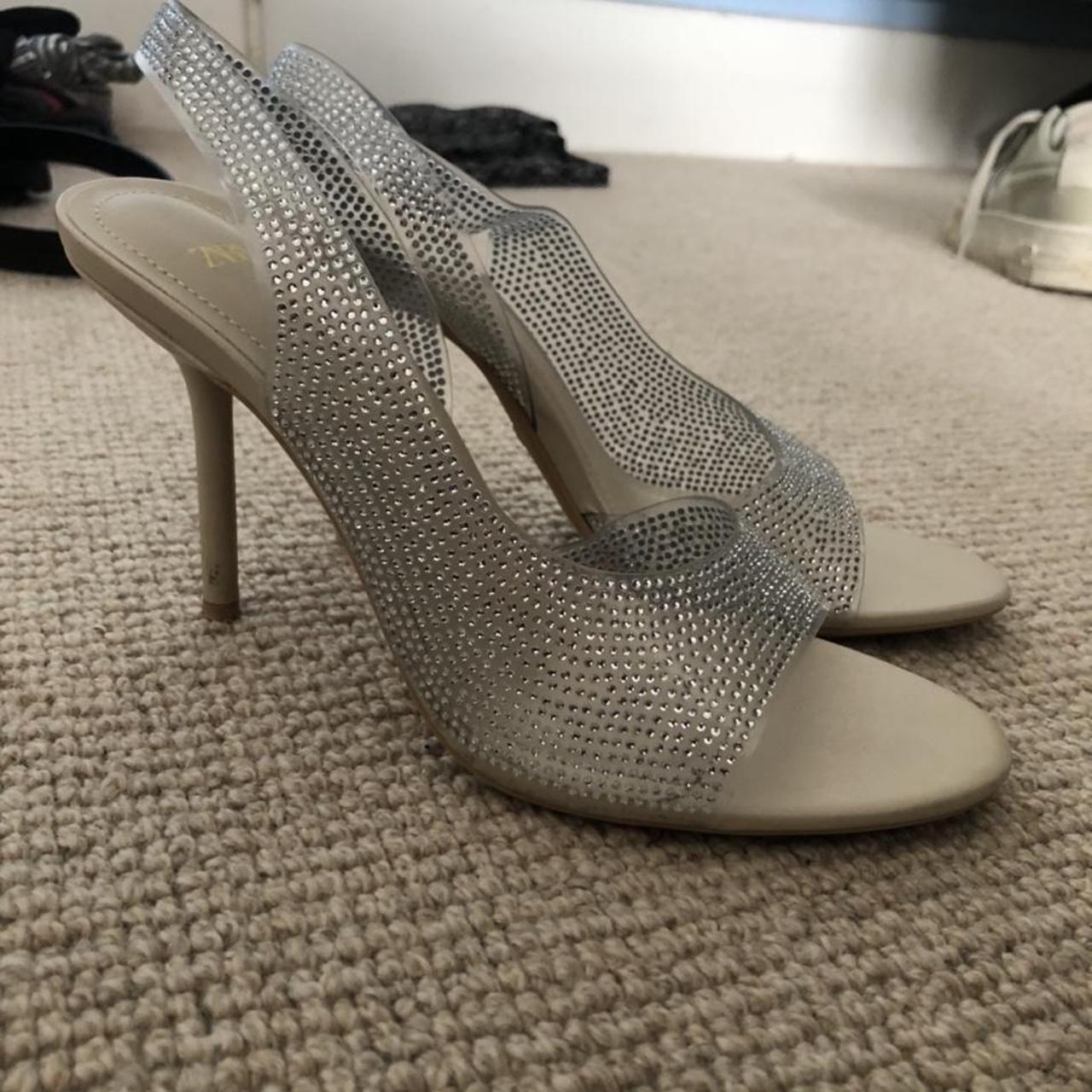 ZARA sparkly stiletto heels - comes with original... - Depop