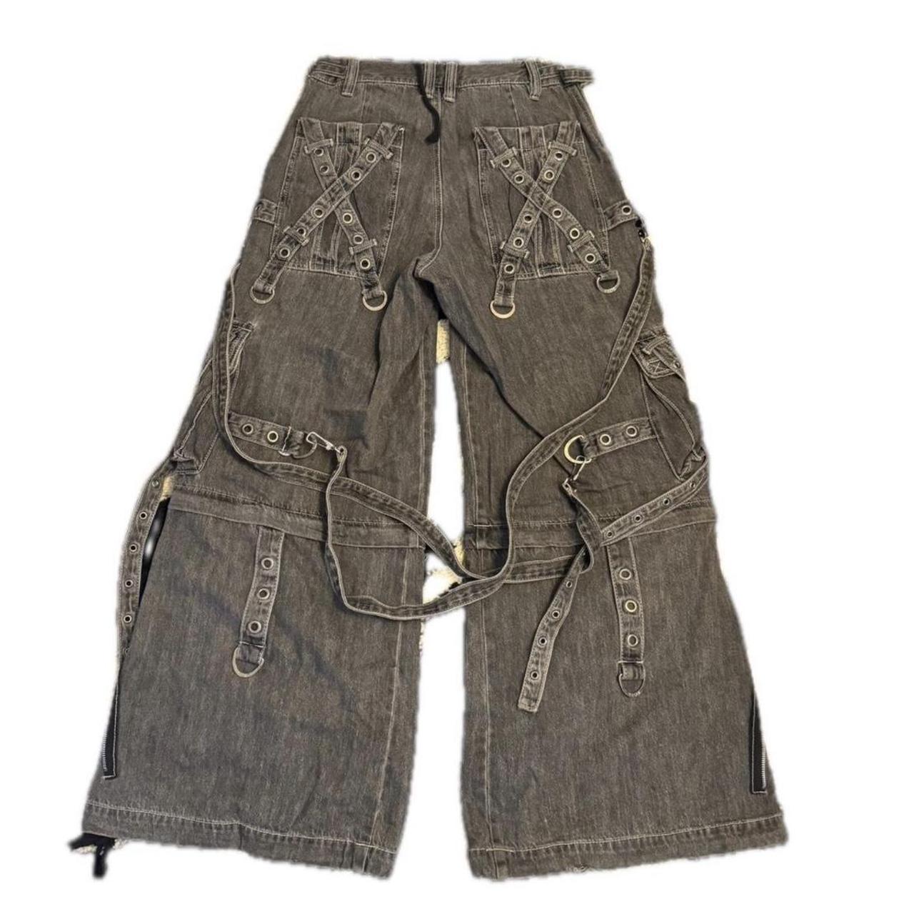 tripp nyc X strap pants size: xs (men's) brand: | Depop