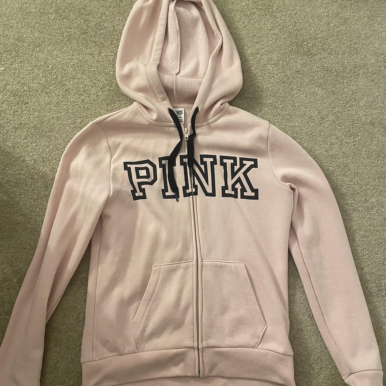 Victoria Secret Pink Hooded... - Depop