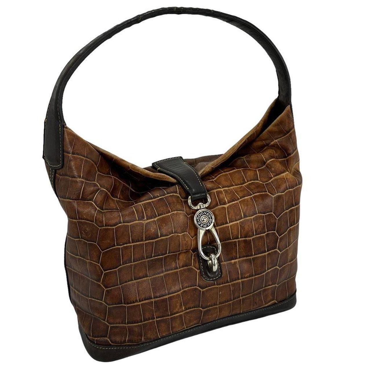 Dooney and bourke hobo bag with logo on sale lock