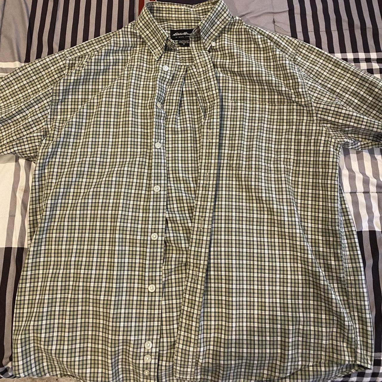 Eddie Bauer button up Short sleeve Excellent... - Depop