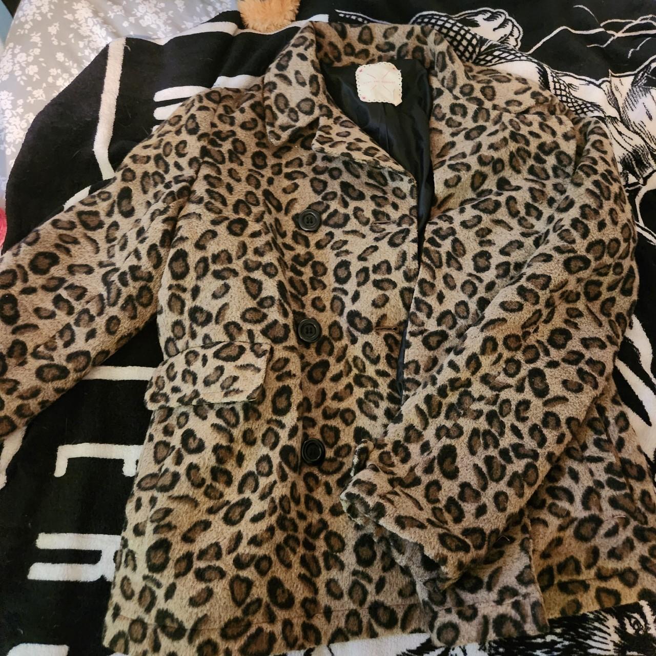 Cheetah print jacket women's best sale