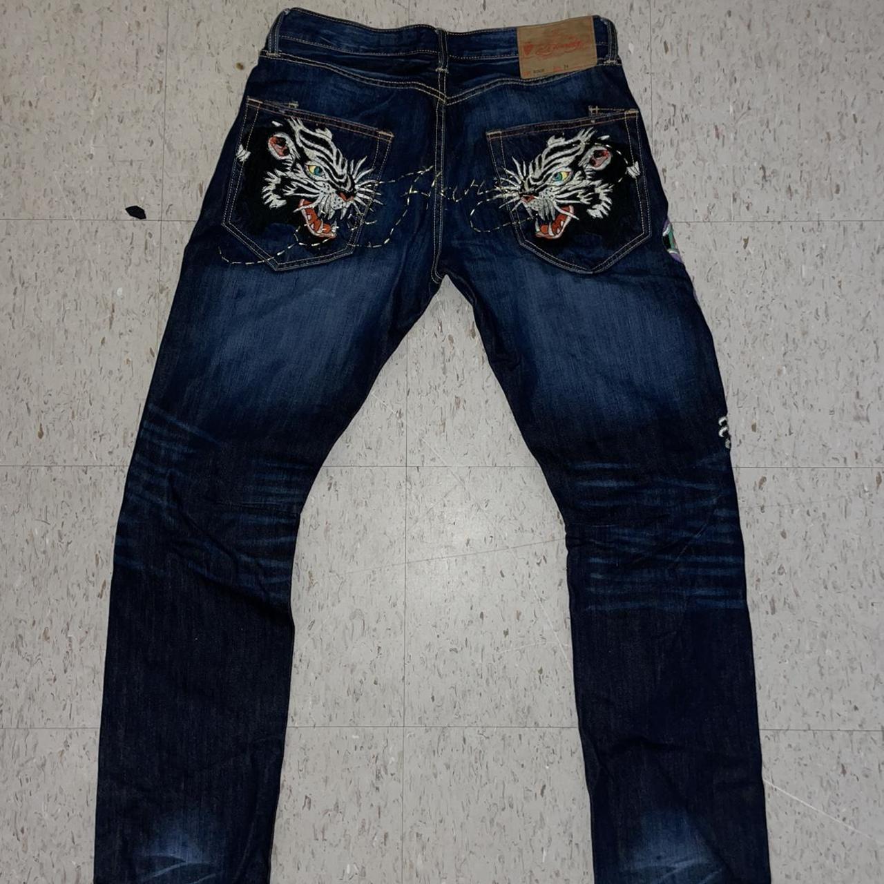 Ed Hardy Men's Multi Jeans Depop