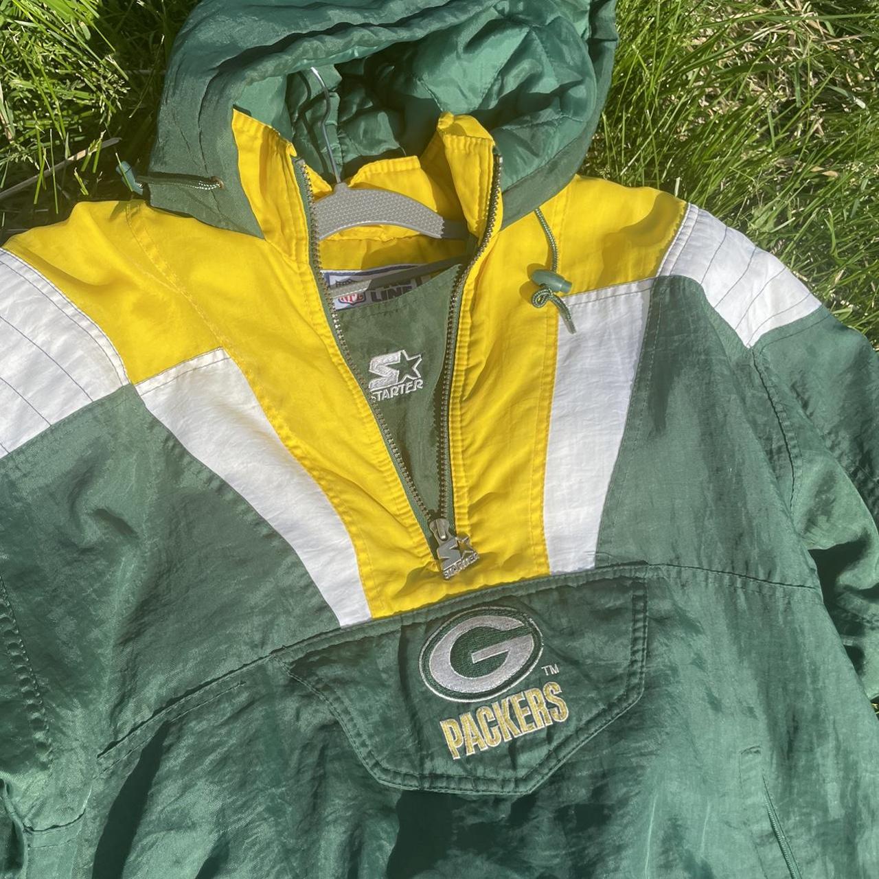 Green Bay Packers Pro Line Starter jacket Size - - Depop