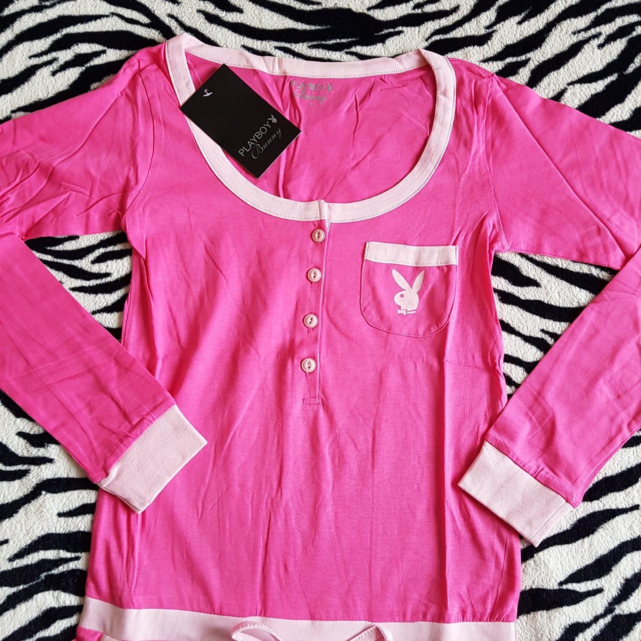BNWT Playboy pink all in one pyjamas 💖 Genuine y2k... Depop