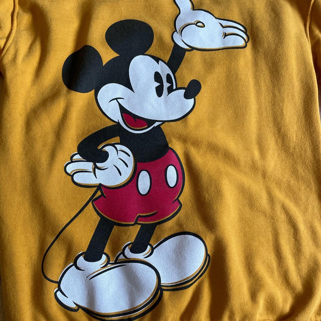 Yellow mickey mouse store shirt