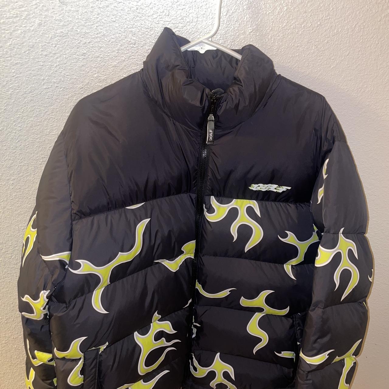 Black Flame Golf Puffer by Tyler the creator.